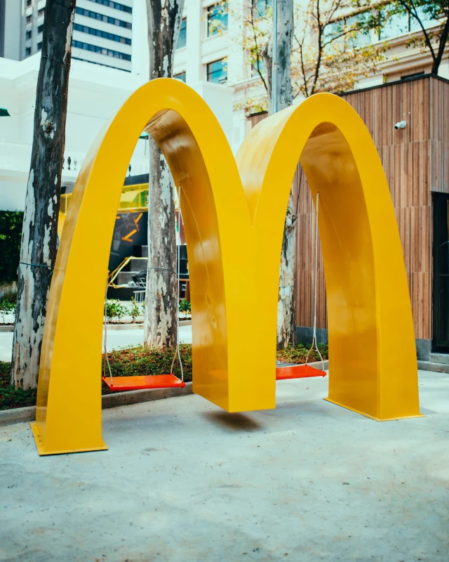 McDonalds Golden Arches logo. 