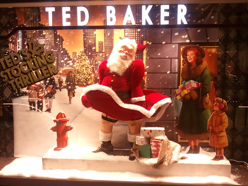 Ted Baker Christmas window display